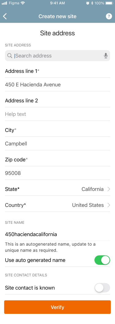 Create a site: grouping stations by location up front.